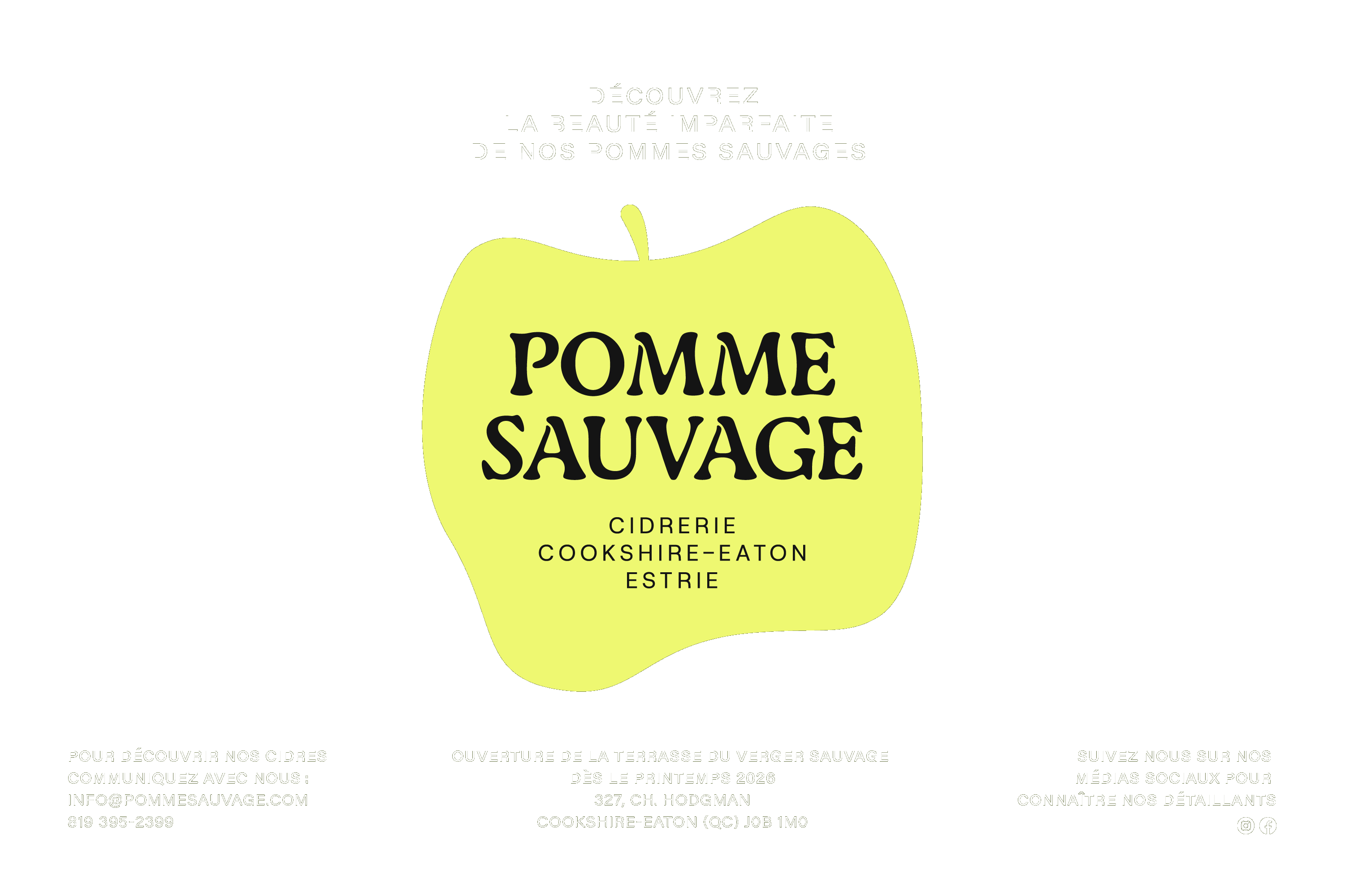 Cidrerie Pomme Sauvage - Ouverture de la terrasse du verger sauvage dès le printemps 2026